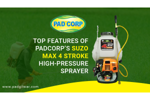 Top Features of Padcorp’s Suzo Max 4 Stroke High-Pressure Sprayer