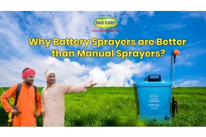 Why Battery Sprayers are better than Manual Sprayers