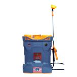 Pad Corp New Double Shark 3.0 Double Motor Double Power Battery 12Volt x 14 | 18 Liter Tank Capacity | Fast Digital Charger (Model-Double Shark) (Color- Gray-Orange)