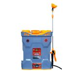 Pad Corp New Double Shark 3.0 Double Motor Double Power Battery 12Volt x 14 | 18 Liter Tank Capacity | Fast Digital Charger (Model-Double Shark) (Color- Gray-Orange)