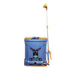 PAD Corp Lithium Double Bull 12 Volts X 14 Ampere Double Power Double Motor Battery Sprayer | 18 Liter Tank Capacity | 2 AH Fast Charger | Free 9 Watt LED Bulb 15 Ft Wired (Lithium-Ion Double Bull)