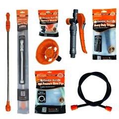 Double Bull Complete Pack Of Delivery Pipe, Premium Trigger, Telescopic Lance, Flower Nozzle