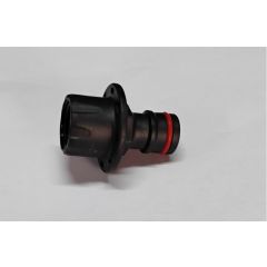 PAD CORP PORTABLE DOUBLE BULL INLET CONNECTOR BLACK