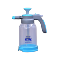 Pad Corp SUZO 2 Liter Garden Pump Pressure Sprayer | Transparent Manual Garden Sprayer Pump | Spray Bottle for Herbicides, Pesticides, Fertilizers, Plants Flowers | Water Mister Spray
